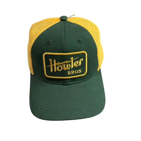 Howler Brothers Howler Electric Standard Hat: Green/YellowTwill, - Picture 8 of 8